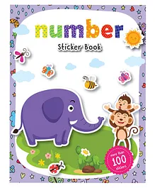Number Sticker Book - English