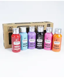 Itsy Bitsy Home Decor Chalk Paint Multicolour Pack of 6 - 60 ml each