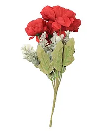 Itsy Bitsy Artificial Peony Bunch - Red