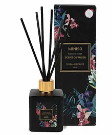 MINISO Elegant Series Scent Diffuser Floral Bouquet Black - 180 ml