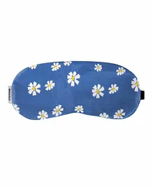 MINISO Floral Sleep Mask - Blue