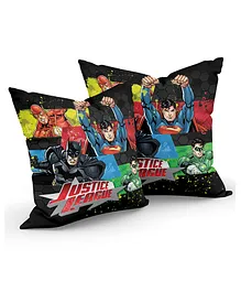 Sassoon Compressed Cushions Justice League Print Pack of 2 - Multicolor