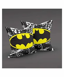 Sassoon Compressed Cushions Batman Logo Print Pack of 2 - Multicolor