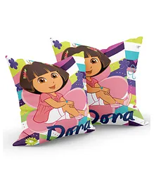 Sassoon Compressed Cushions Dora Print Pack of 2 - Multicolor