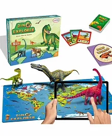 PLAYAUTOMA Dino Explorer Augmented Reality Jigsaw Puzzle Multicolour - 60 Pieces