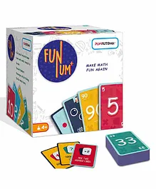 PLAYAUTOMA Fun Num Maths Playing Cards - Multicolour