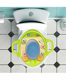 Baby Moo Potty Seat With Handle Piggy Print - Green