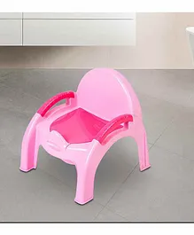 Baby Moo Potty Chair With Handle & Detachable Lid - Pink