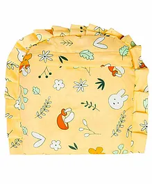 Baby Moo Floral Mustard Seed Pillow - Yellow