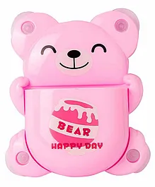 Baby Moo Blushing Bear Toothbrush Holder - Orange