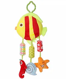 Baby Moo Ocean Friends Hanging Musical Toy  - Multicolor