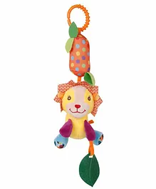 Baby Moo Lion Multicolour Hanging Toy With Teether - Multicolor