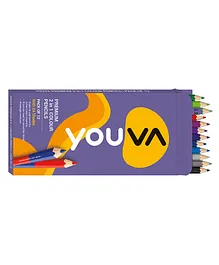 Youva Color Pencils 2 in 1 - 12 Pieces