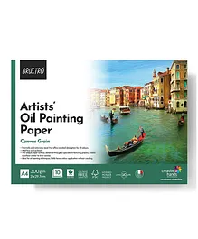 Brustro Artists Oil Painting Pad A4 -10 Sheets