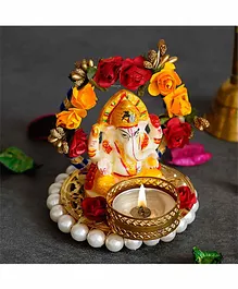Divyakosh Ganesh Diya - Multicolor