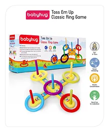 Babyhug Toss Em Up Classic Ring Game - Yellow