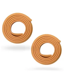 BabySafeHouse Proofing & Child Safety Furniture Edge Guard Strip Pack of 2 - Light Brown 