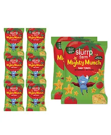 Slurrp Farm Mighty Munch Tangy Tomato Puff Pack of 8 - 20 gm Each