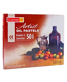 Artist Oil Pastel Colouring Set of 50 Shades - Multicolour