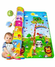 ADKD Waterproof Double-sided Play Crawl Mat - Multicolor
