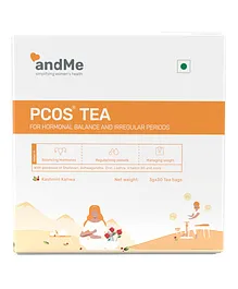 andMe PCOS PCOD Tea For Hormonal Balance Tea Bags - 30 Bags