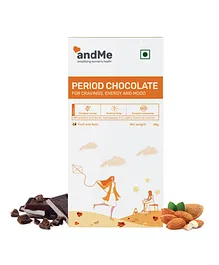 andMe Period Chocolate with 55% Dark Chocolate - 60 gm