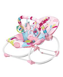 Mastela Baby Rocker cum Bouncer With Accessory Bar - Pink