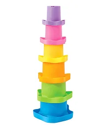VWorld Numbers Stacking Cups Multicolour - Pack of 6