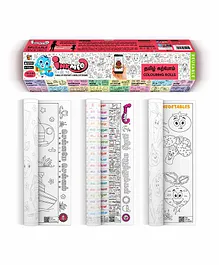 Inkmeo Tamil Karpom Giant Colouring Posters Pack of 3 - White