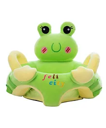 KIDS WONDERS Frog Theme Sofa Chair - Green Yellow