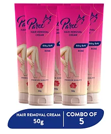 Paree Hair Removal Cream Pack of 5 - 50 gm Each