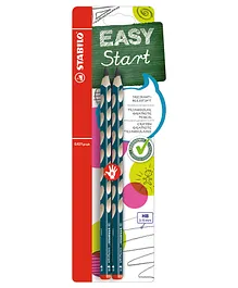STABILO EASYgraph Ergonomical Graphite Pencil For Right Handers Pack of 2