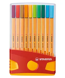 STABILO Fineliner Point 88 Pack of 20 - Multicolour 