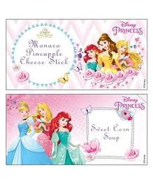 Disney Princess Food Labels - Pack of 10