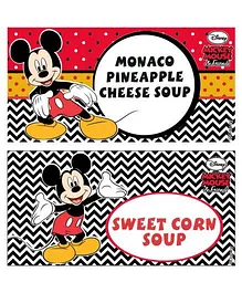 Disney Mickey Mouse Food Labels - Pack of 10 