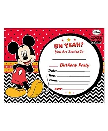 Disney Mickey Mouse Invitations - Pack of 10