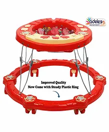 Odelee Frooti Musical Activity Walker with Music and Light - Red