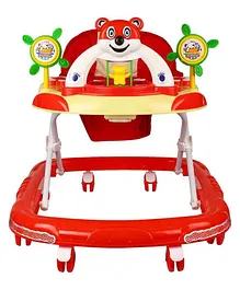 Odelee Activity Walker with Music & Adjustable Height - Red