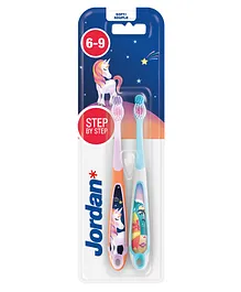 Jordan Step Twin Wider Toothbrush Pack of 2 - Multicolour