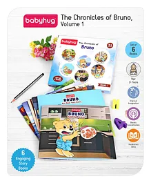 Babyhug The Chronicles of Bruno Story Books Set of 6 - English