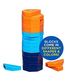 Yamama Octagon Wooden Blocks Game Multicolour - 45 Pieces