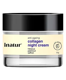 Inatur Herbals Collagen Night Cream Bottle - 50 gm