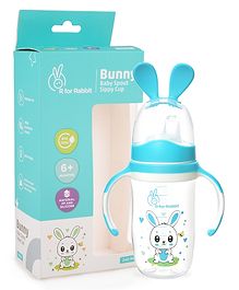 R for Rabbit Bunny Spout Sipper Cup Blue - 240 ml