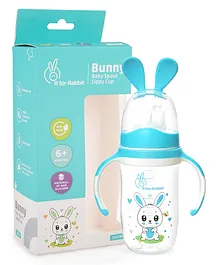 R for Rabbit Bunny Spout Sipper Cup Blue - 240 ml