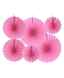 Toyshine Party Wall Decoration Pink - Pack of 6