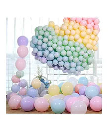 Toyshine Decorative Latex Balloons Set Multicolour - Pack of 50