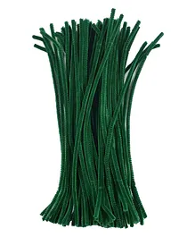 Asian Hobby Crafts Pipe Cleaner Pack of 100 - Green 