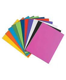 Asian Hobby Crafts Felt Craft A4 Sheets Multicolor - 10 Sheets
