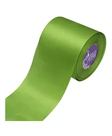 Asian Hobby Crafts Dotted Satin Curling Ribbon - Green 
