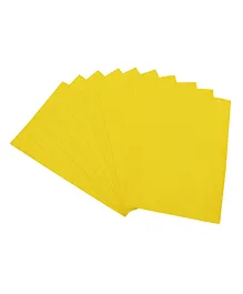 Asian Hobby Crafts A4 Felt Sheet Yellow - 10 Sheets